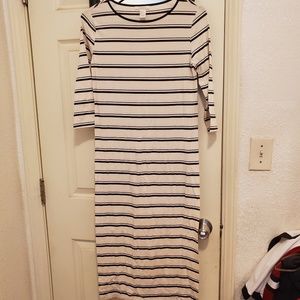 Midi striped dress